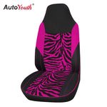 Pink Zebra Car Seat Cover Universal Fits Most Car