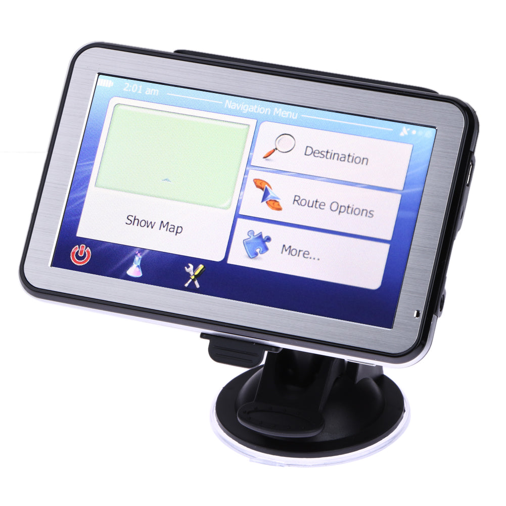 5 inch HD Car  Sat nav GPS Navigation Map Free Upgrade Europe