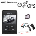 1080p GPS Car Dashcam Camera DVR + CPL + hardwire cable fuse DVR