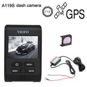1080p GPS Car Dashcam Camera DVR + CPL + hardwire cable fuse DVR