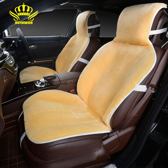 Luxurious 2 Front car seat covers faux fur