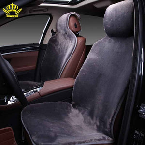 Luxurious 2 Front car seat covers faux fur