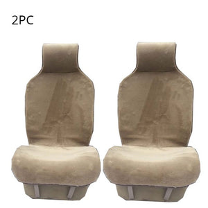 Luxurious 2 Front car seat covers faux fur