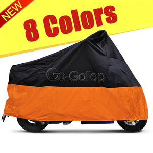 Waterproof Motorcycle Dust Cover in outdoor