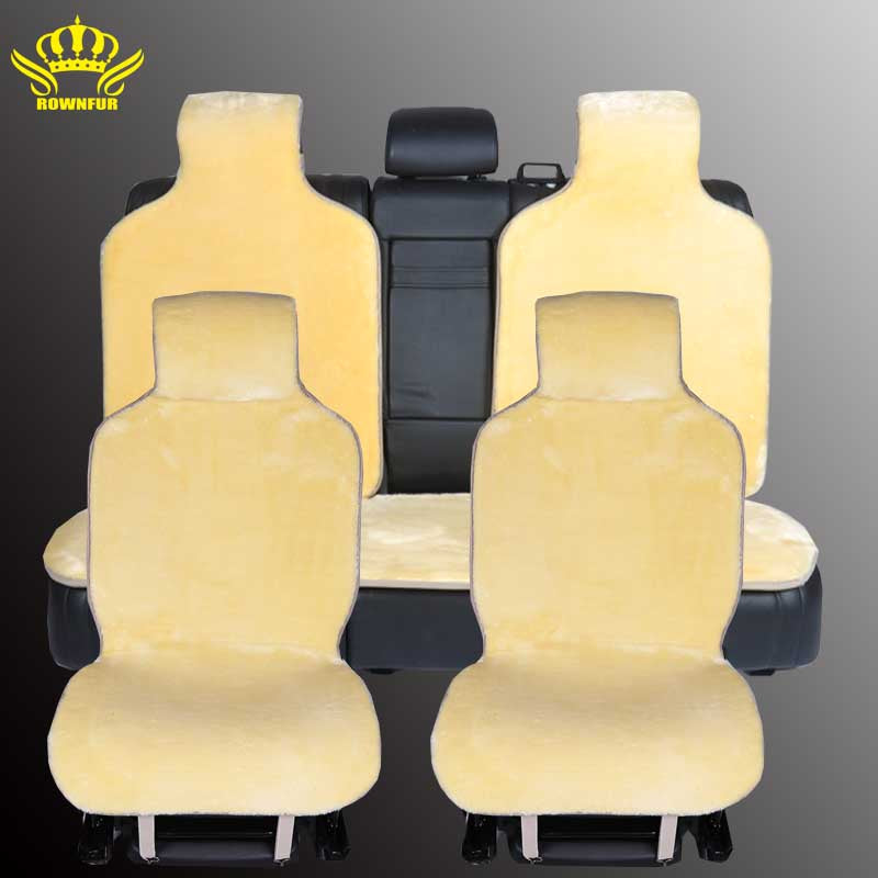 Plush Faux Fur Seat Covers