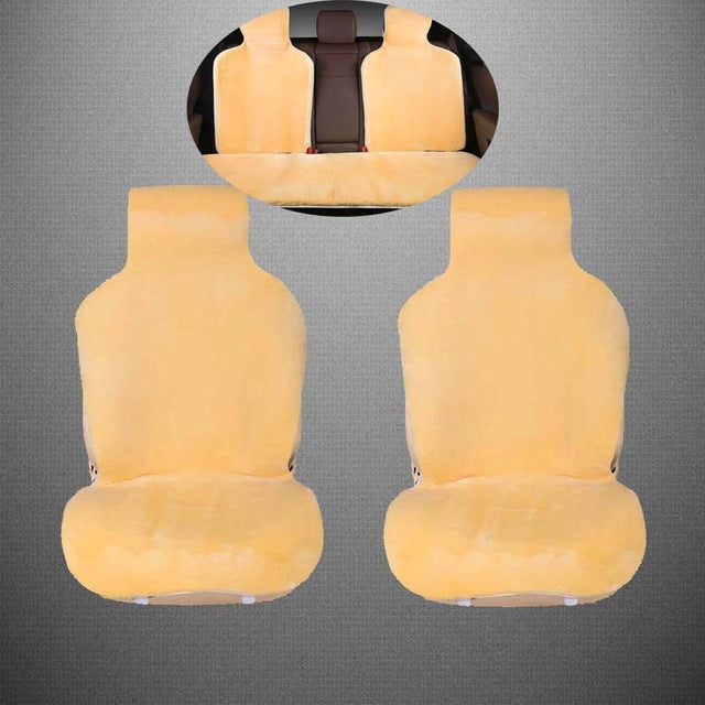 Plush Faux Fur Seat Covers