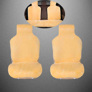Plush Faux Fur Seat Covers
